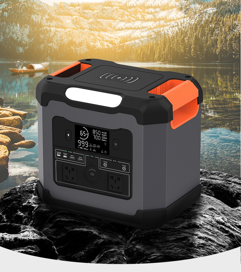 220V 리튬 인산철 대용량 휴대용 양방향 인버터 PD100W 실외 전원 공급 장치